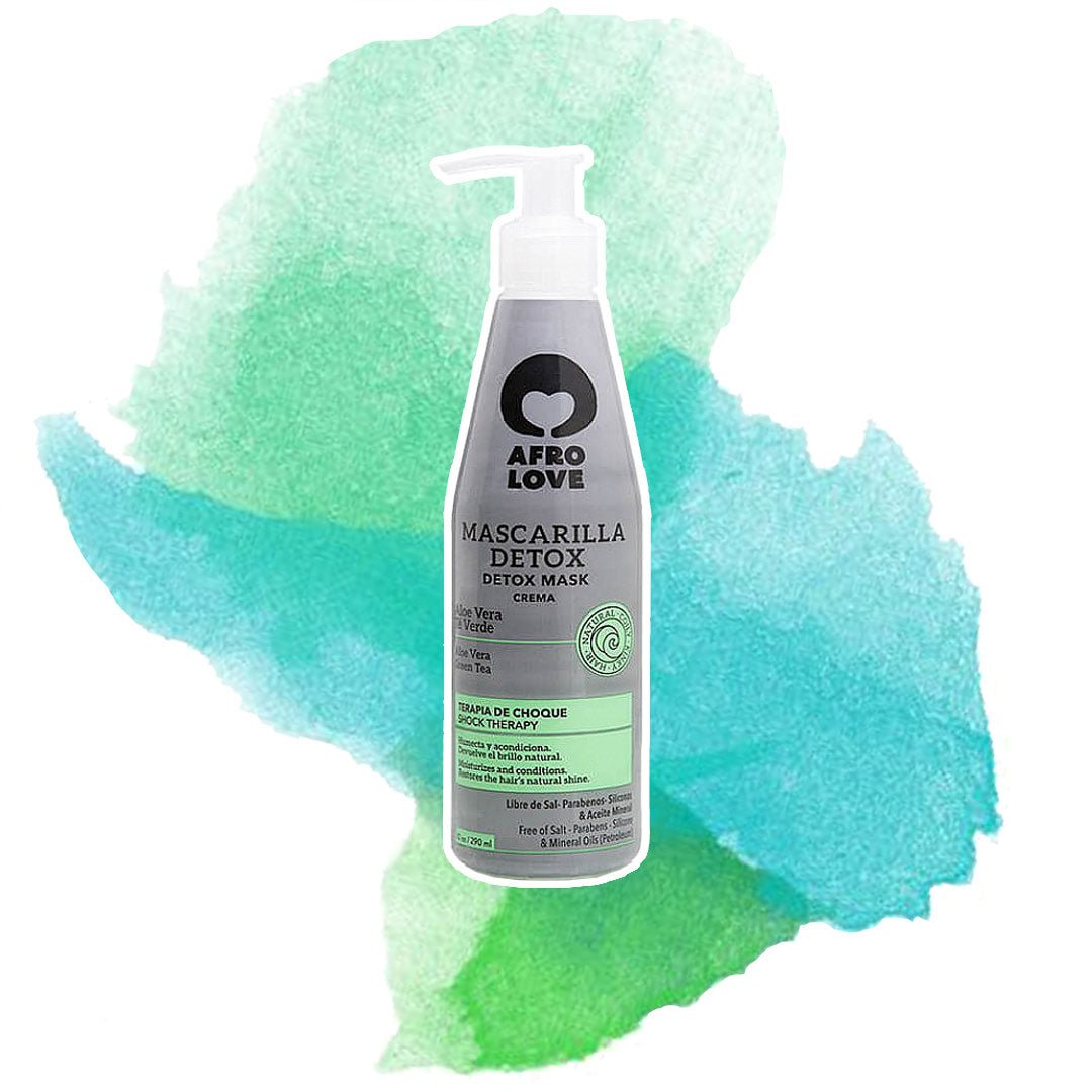 Afro Love Detox Maske mit Aloe Vera & Grüntee ist ein Maske für die Lockenpflege bei lockenkopf.com Afro Love Detox Maske mit Aloe Vera & Grüntee ist ein Maske für die Lockenpflege bei lockenkopf.com