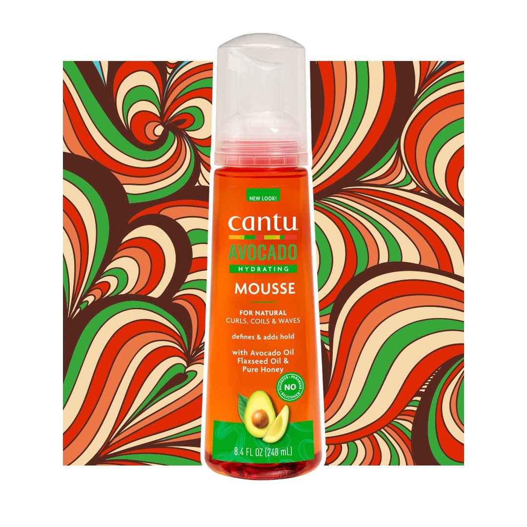 Avocado Hydrating Styling Mousse Cantu Avocado Hydrating Styling Mousse ist ein Styling | Gel | Mousse für die Lockenpflege bei lockenkopf.com