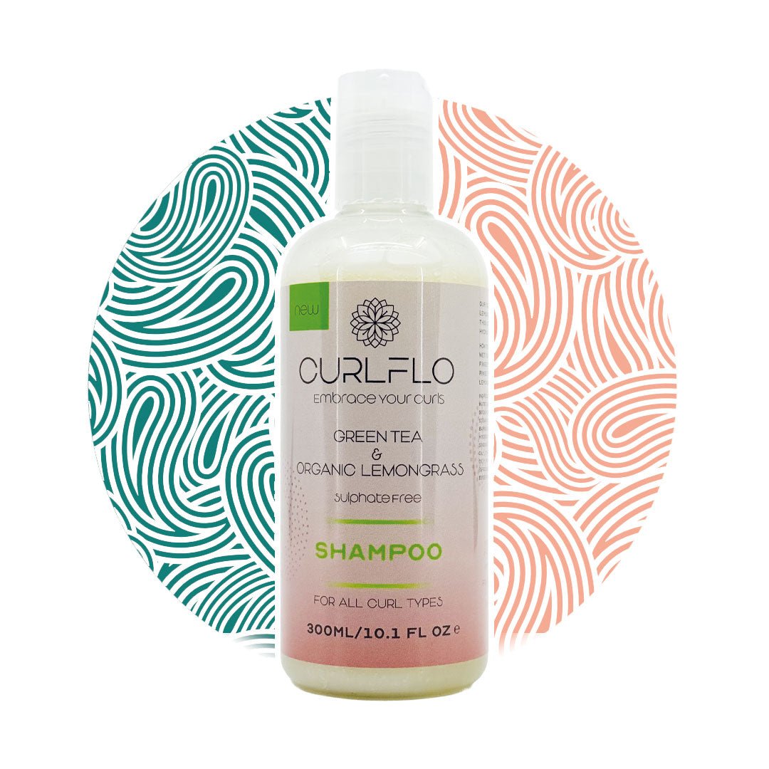 Shampoo Organic Lemongrass & Green Tea CurlFlo Shampoo Organic Lemongrass & Green Tea ist ein Shampoo für die Lockenpflege bei lockenkopf.com