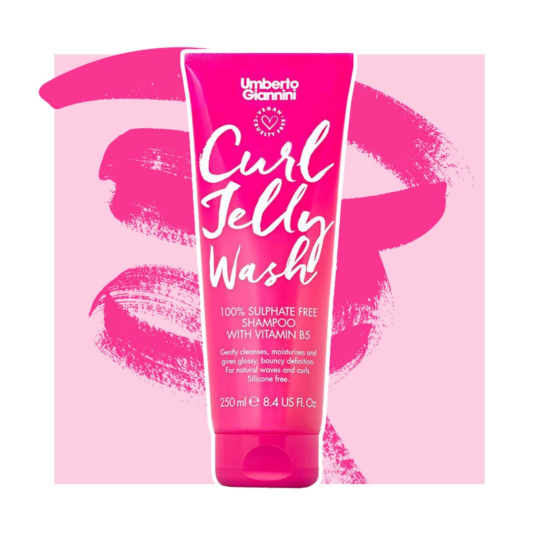 Gel limpiador para rizos Umberto Giannini Curl Jelly Wash ist ein Shampoo für die Lockenpflege bei lockenkopf.com
