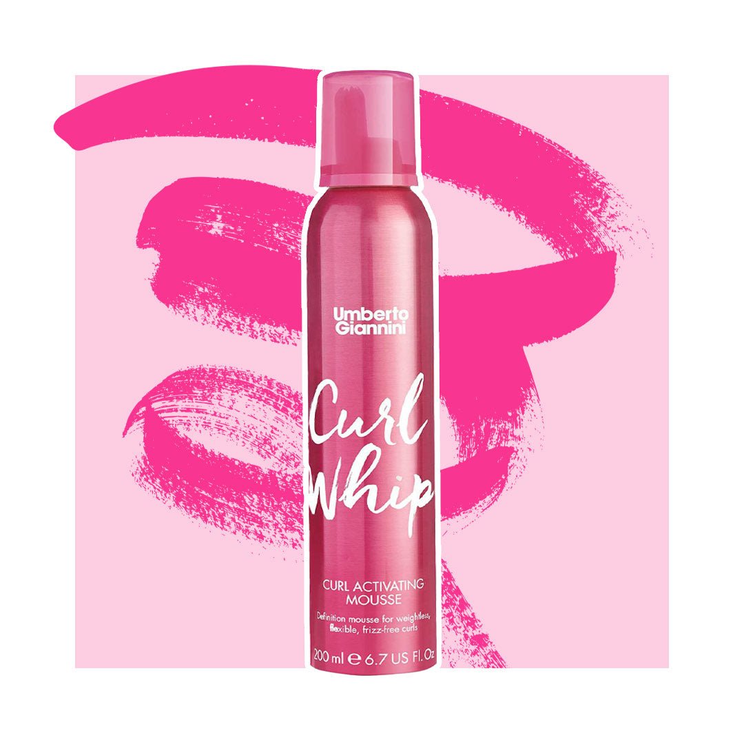 Mousse vegana attivante i ricci Curl Whip Umberto Giannini Curl Whip Curl Activating Vegan Mousse ist ein Styling | Gel | Mousse für die Lockenpflege bei lockenkopf.com