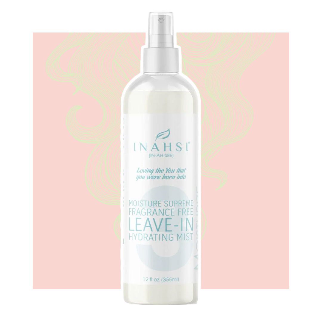 Nebbia idratante senza profumo Moisture Supreme Leave-in INAHSI Moisture Supreme Fragrance Free Leave - in Hydrating Mist ist ein Leave - In für die Lockenpflege bei lockenkopf.com
