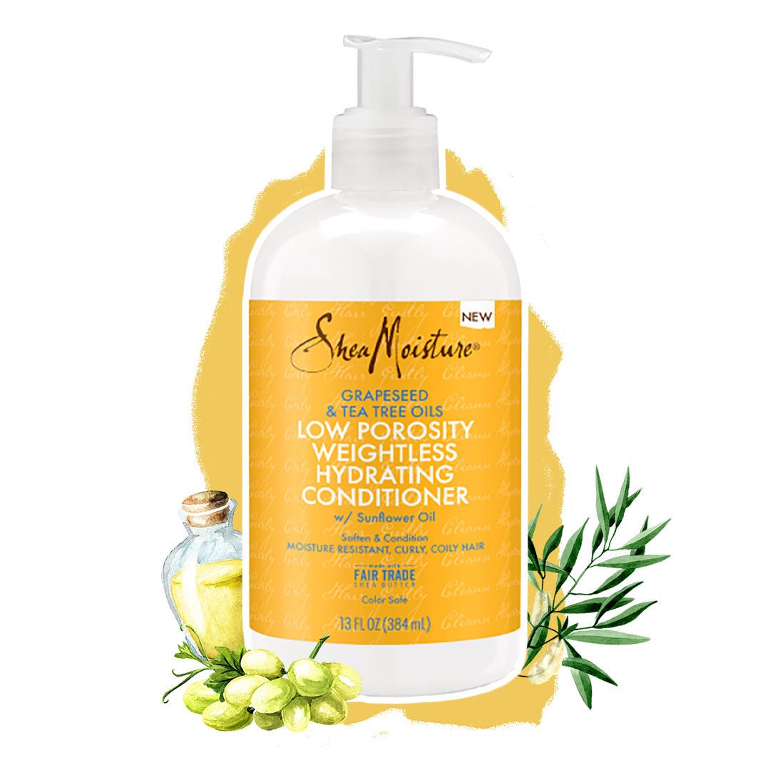 Low Porosity Weightless Hydrating Conditioner Shea Moisture Low Porosity Weightless Hydrating Conditioner ist ein Conditioner für die Lockenpflege bei lockenkopf.com