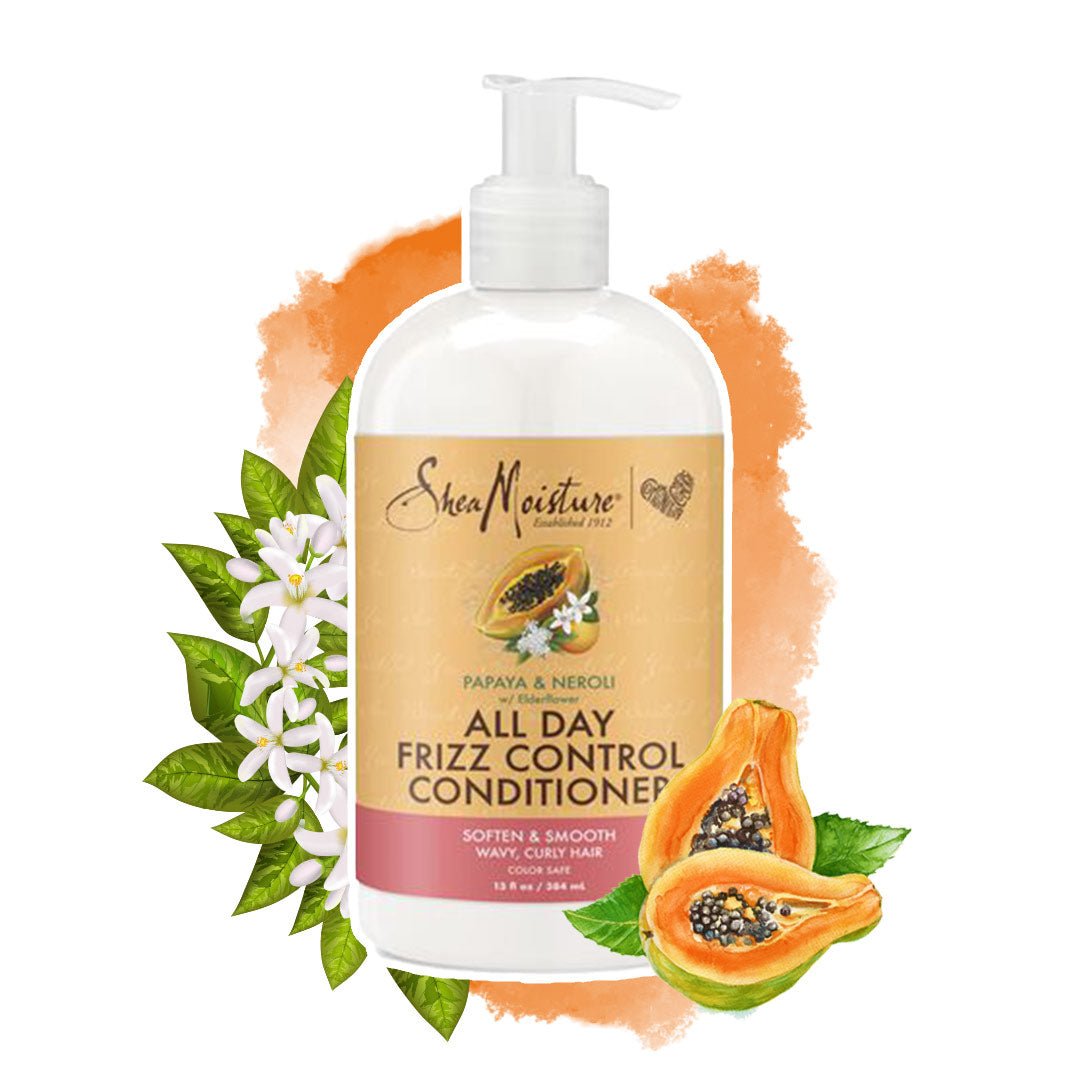 Papaya & Neroli All Day Frizz Control Conditioner Shea Moisture Papaya & Neroli All Day Frizz Control Conditioner ist ein Conditioner für die Lockenpflege bei lockenkopf.com