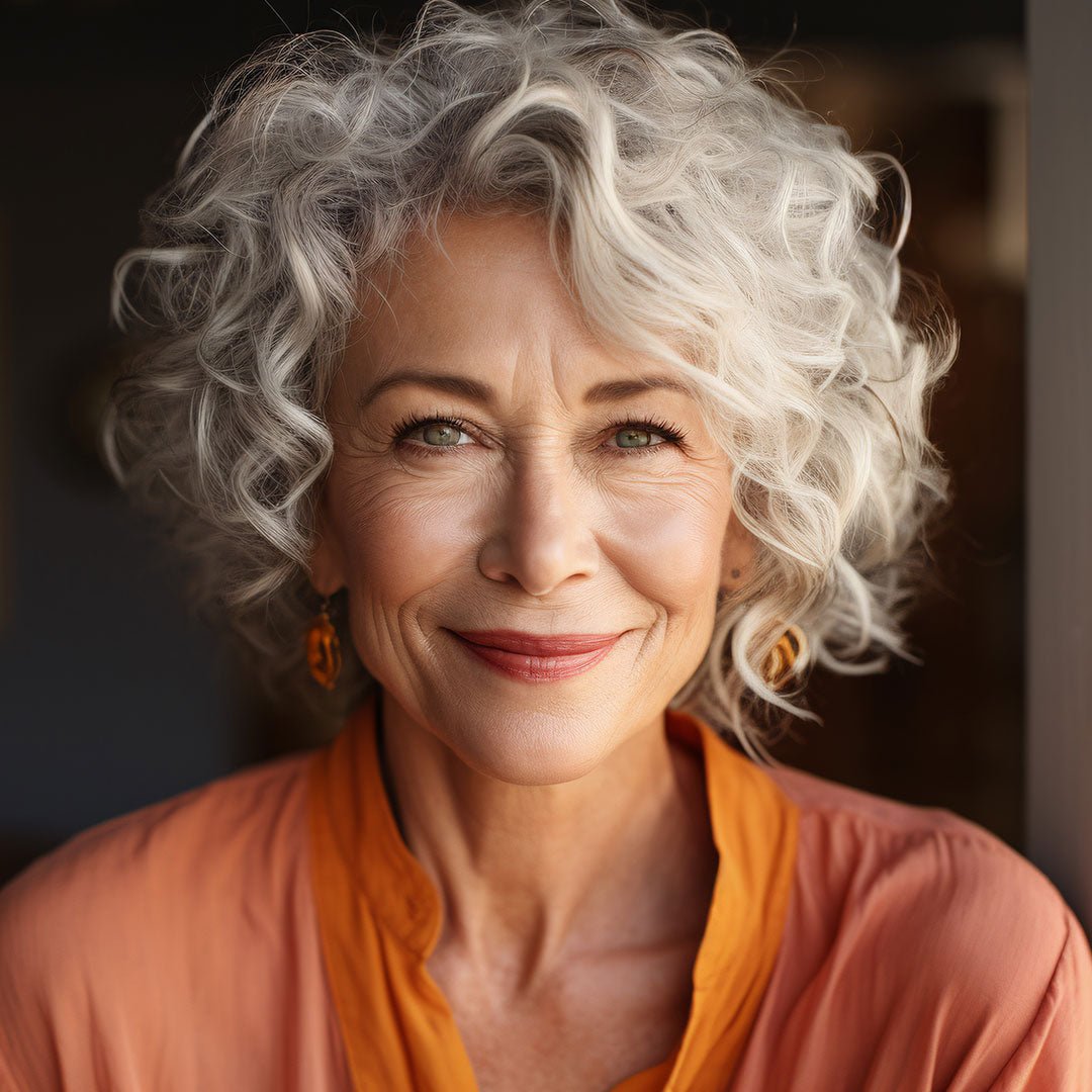 Graue Locken richtig Pflegen - lockenkopf Deutschland