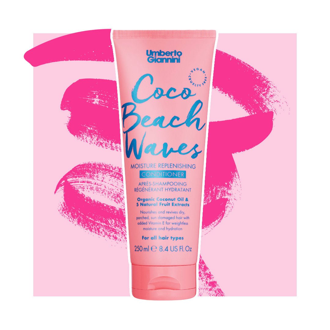 Après-shampooing réparateur d'hydratation Coco Beach Waves Umberto Giannini Coco Beach Waves Moisture Replenishing Conditioner ist ein Conditioner für die Lockenpflege bei lockenkopf.com