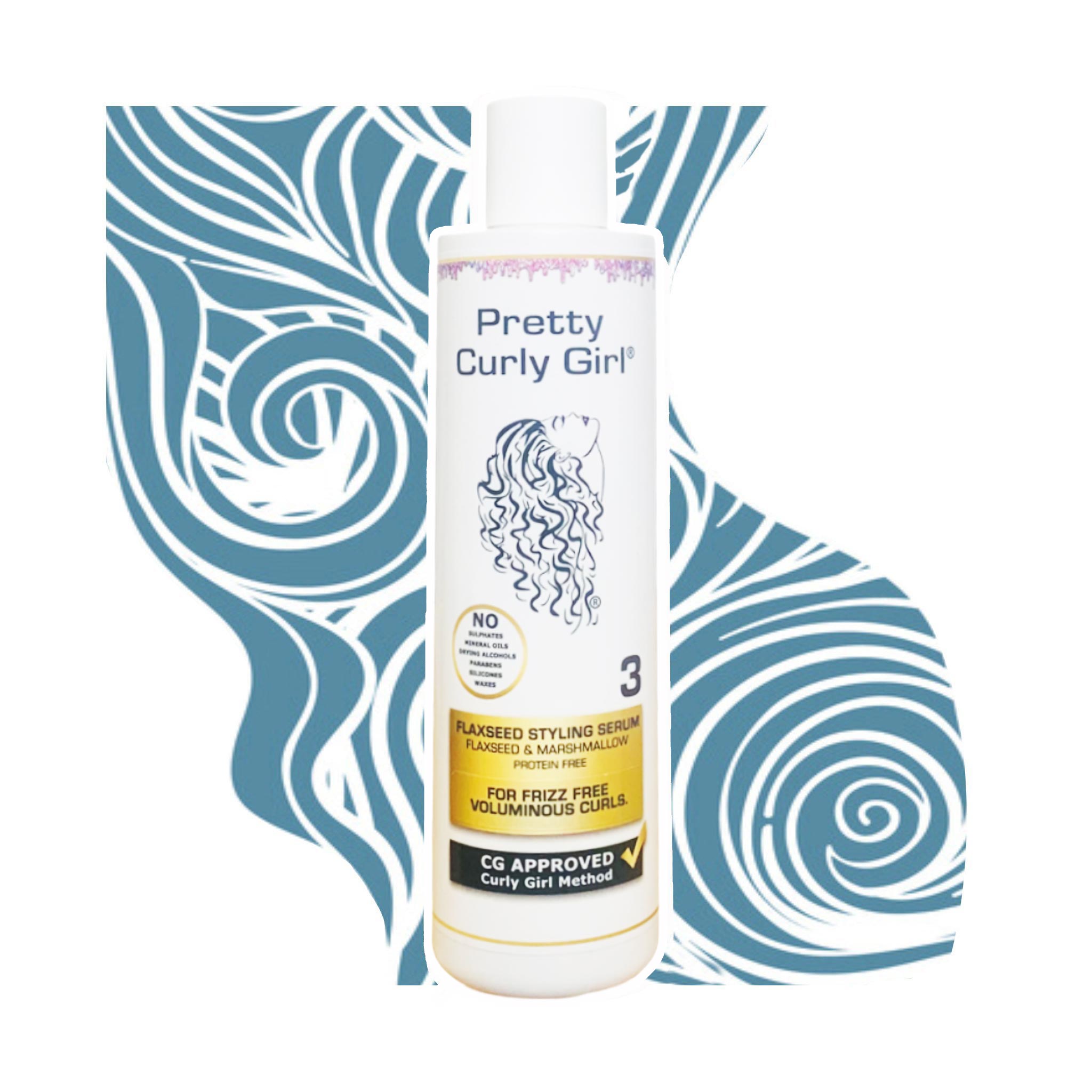 Lijnzaad Styling Serum Pretty Curly Girl Flaxseed Styling Serum ist ein Styling | Gel | Mousse für die Lockenpflege bei lockenkopf.com