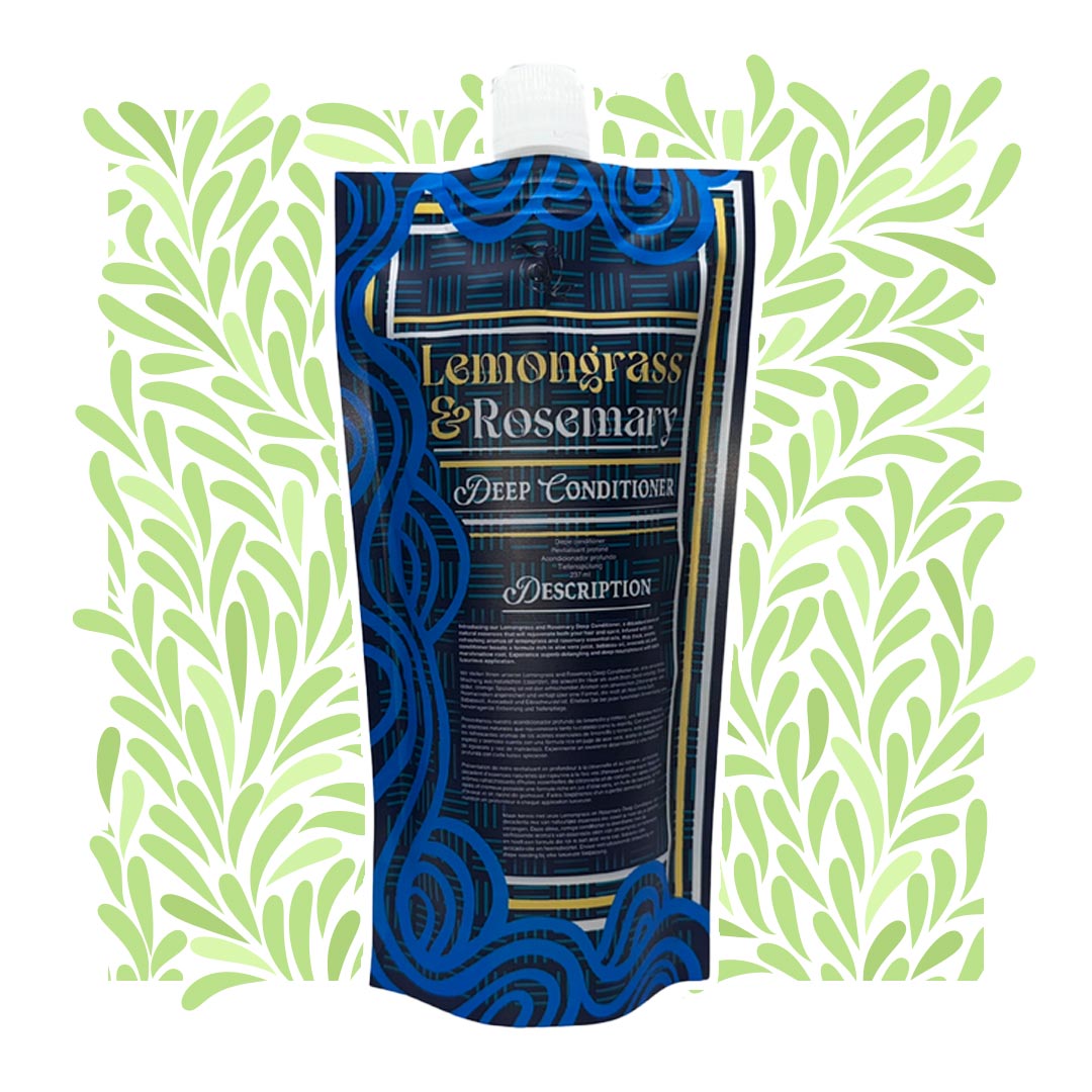Lemongrass and Rosemary Deep Conditioner | Ecoslay | lockenkopf.com